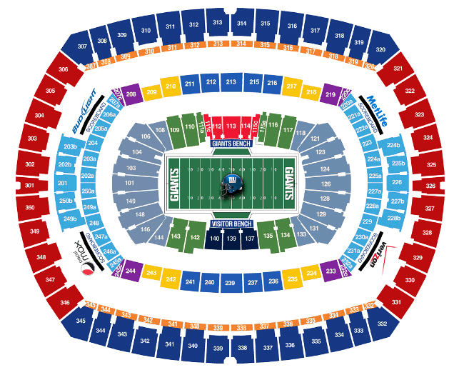 Football Stadium Seating Charts Football Stadium Seating Charts